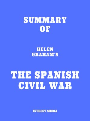 cover image of Summary of Helen Graham's the Spanish Civil War
